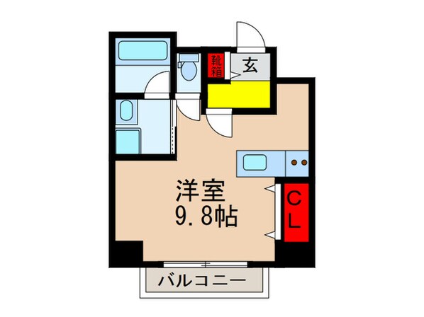 CREA放出西の物件間取画像